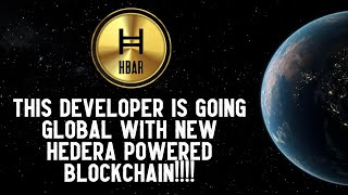 This Developer Is Going GLOBAL With New Hedera Powered Blockchain [upl. by Nairad]