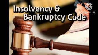 INSOLVENCY AND BANKRUPTCY CODE [upl. by Mcafee]