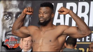 EFE AJAGBA Shredded At WeighIn vs KILADZE [upl. by Mavilia]