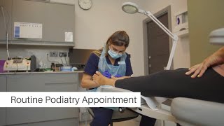 A routine podiatry appointment at Flawless Feet London [upl. by Ilan]