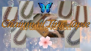 no talking Chainmail Timelapse Making 6 Chokers  Lo Fi ASMR [upl. by Dranyam]