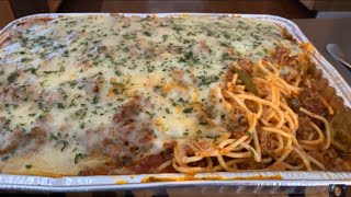 Cheesy Baked Spaghetti Recipe [upl. by Tommi]