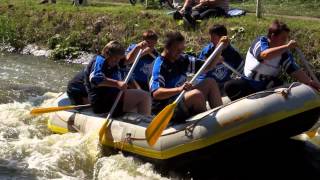 Rafting Sömmerda 2012  Im Tal der Riesenspinne  Kanukanal  Höhepunkte  1Teil 13 [upl. by Arykat]