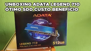 Unboxing Adata Legend 710 de 512GB [upl. by Gnauq921]