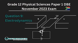 Electrodynamics  Question 9  Grade 12 Physical Sciences DBE November 2023 Exam  Explained  Memo [upl. by Ruomyes]