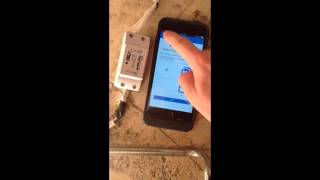 Sonoff  iPhone 6s  iPhone 4  EWeLink App  Pairing Video [upl. by Enneirdna675]