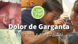 El dolor de garganta faringitis y amigdalitis [upl. by Adnole]