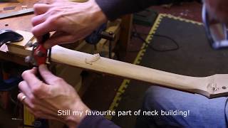 Making a bolton guitar neck [upl. by Yanel995]