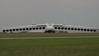 Antonov An  225  Самый большой транспортник в мире Взлет и посадка [upl. by Aleuqahs]