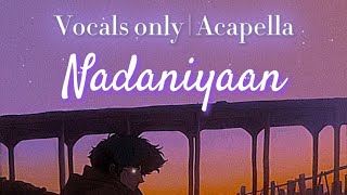 NADANIYAAN  Akshath Acharya  Vocals Only Acapella [upl. by Lagasse849]