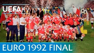 Denmark v Germany UEFA EURO 92 final highlights [upl. by Padraic]