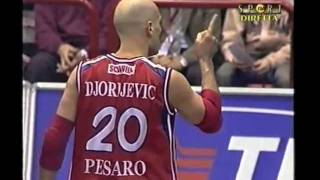 Djordjevic 2004 Scavolini vs Skipper Bo semifCoppa Italia [upl. by Ozzy]