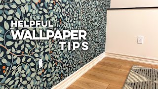 How To Hang Prepasted Wallpaper for Beginners paper by Bouclair Home  DIY [upl. by Angele]