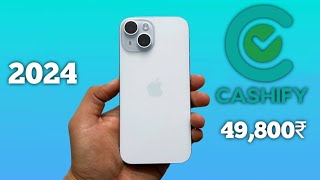 iPhone 15 Under 50k🔥 From Cashify  iPhone 15 Cashify Unboxing and Review Fair Condition iPhone 15 [upl. by Asirralc540]