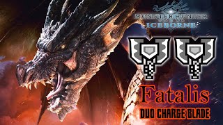 MHWorld Iceborne  MR6 ★ Fatalis  ミラボレアス 1158 Duo Charge Blade [upl. by Anuahsar]