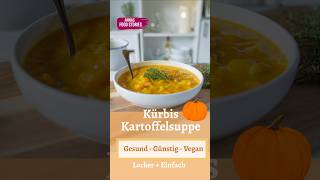 Kürbis Kartoffelsuppe  super leckere und gesunde Gemüsesuppe  fettarm vegan kalorienarm [upl. by Acnaib830]