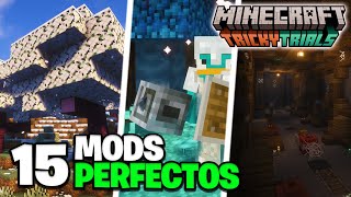 TOP 15 MODS PERFECTOS para tu SURVIVAL de MINECRAFT 121 [upl. by Paula]