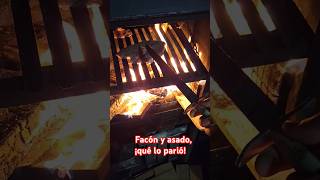 Facón y asado ¡viva el gaucho argentino carajo [upl. by Lenssen882]