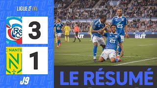 RC Strasbourg Alsace  FC Nantes  31  Le Résumé  Ligue 1 202425 [upl. by Kenwrick204]