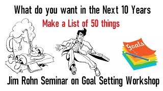 Jim Rohn goal setting workshop What do you want in the next 10 years [upl. by Rochester319]