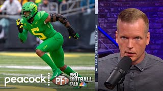 NFL Draft 2022 Aidan Hutchinson Travon Walker lead EDGE rankings  Pro Football Talk  NBC Sports [upl. by Ettevey]