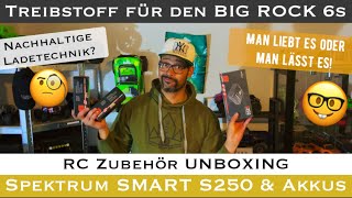 SPEKTRUM SMART S250 LADER amp SMART LIPOS 3s 5000mha  Treibstoff für den ARRMA BIG ROCK 6s [upl. by Anigriv]