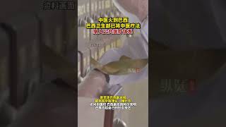 据央视财经消息，中医火到巴西，巴西卫生部已将中医疗法纳入公共医疗体系，中医正成为越来越多巴西人的健康新选择。 [upl. by Yrallih]