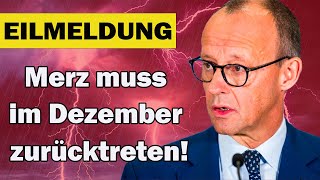 CDU bricht zusammen AfD und BSW retten Scholz Friedrich Merz muss im Dezember zurücktreten [upl. by Airdnaed]