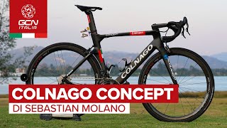 La Colnago Concept di Sebastián Molano  Biciclette dei professionisti [upl. by Feinstein]