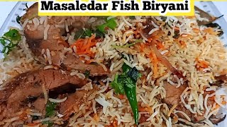 Restaurant Style Fish Biryani  Fish Biryani by SumRums  Masaledar Fish Biryani Recipe [upl. by Origra586]