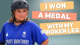 Sky Brown Wins a Medal in Paris Olympics 2024 despite her injury [upl. by Steinman]