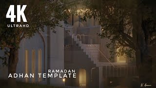 Ramadan Adhan Iftar Animation Template [upl. by Hanikehs]