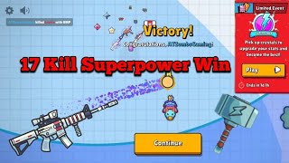 Zombs Royale  17 Kill Superpower Win [upl. by Paulie]