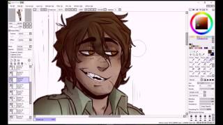 Strade Speedpaint  Paint Tool Sai [upl. by Eelta422]