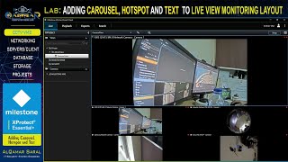 Milestone Lab  ADDING CAROUSEL HOTSPOT AND TEXT TO THE LIVE VIEW IN XPROTECT SMART CLIENT [upl. by Caryn]