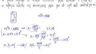 Problema de máximos y mínimos Geometría [upl. by Ytitsahc]