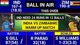 India Vs Zimbabwe Warm Up Match Highlights IND vs ZIM Warm Up Match Highlights [upl. by Idona775]