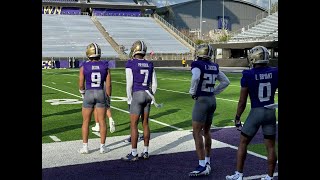 Washington Football  Spring Practice No 1 [upl. by Renelle]