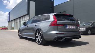 Sterckx  Desmet Polestar Engineered V60 with Heico exhaust [upl. by Cusick337]