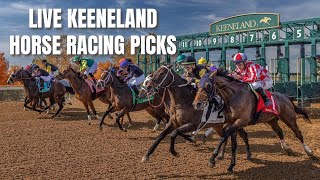 Live Keeneland Horse Racing Picks [upl. by Tadio]