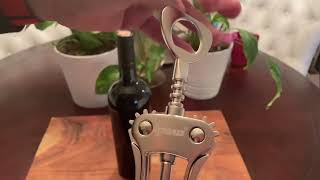 IPOW Wine Opener Zinc Alloy Wine Bottle Opener Works great quality material and very smooth [upl. by Hamburger]