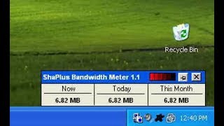 Internet speed meter windows Monitor internet data usage real time [upl. by Tobie]