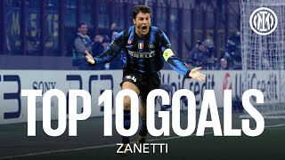 TOP 10 GOALS  ZANETTI ⚫🔵 [upl. by Warrenne]