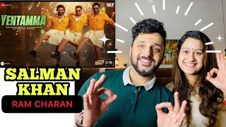 YENTAMMA Song REACTION  Kisi Ka Bhai Kisi Ki Jaan  Salman Khan Ram Charan Pooja Hegde [upl. by Bigg]