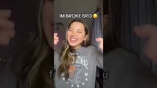 i’m broke fr 😭😭 newmusic apt parody rosesarerosie brunomars [upl. by Sophy]