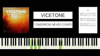 Vicetone  Tomorrow Never Comes BEST PIANO TUTORIAL amp COVER [upl. by Ananna]