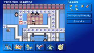 Lets Play Pokemon Sapphire Part 26  7th Gym Badge [upl. by Ailad]