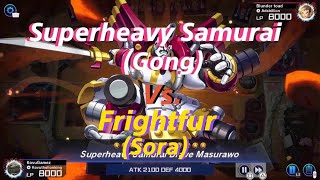 YuGiOh Master Duel Superheavy Samurai Vs Frightfur [upl. by Akcire]