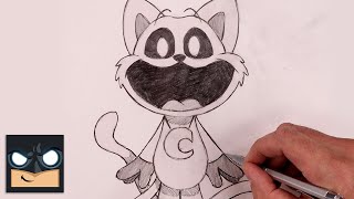 How To Draw CatNap  Poppy Playtime Sketch Tutorial [upl. by Strain]