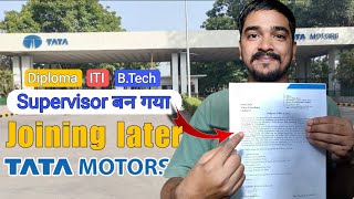 Joining Later From Tata Motors  Diploma ITI Btech Job  How To Join Tata Motors  askVIKAS [upl. by Minette907]